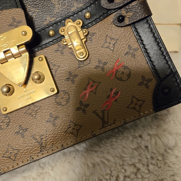 Louis Vuitton Trunk Clutch Brown Canvas Bag - Picture 14 of 16